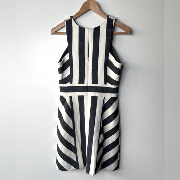 Milly Maya Navy Stripe Dress, 4 - Picture 8 of 8